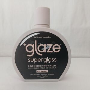 Supergloss Hair Glaze Luminous Liquorice For Ravens Black Gloss For Shine NEW